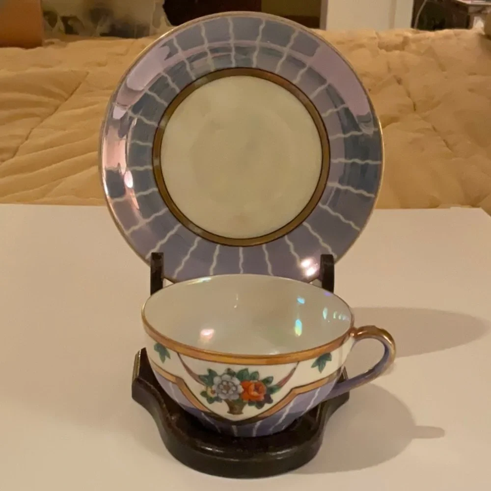 Vintage NORITAKE Floral Cup/Saucer
